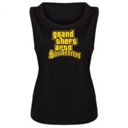 Женская майка GTA San Andreas - PrintSalon