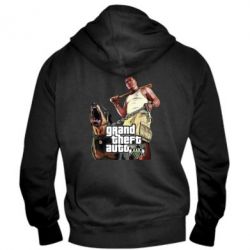 Чоловіче худі на блискавці GTA V Logo - PrintSalon