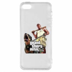 Чохол для iphone 5/5S/SE GTA V Logo - PrintSalon