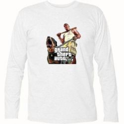 Футболка з довгим рукавом GTA V Logo - PrintSalon