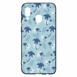 Чехол для Samsung A40 Gta vice city style pattern - PrintSalon