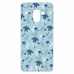 Чехол для Samsung A8 2018 Gta vice city style pattern