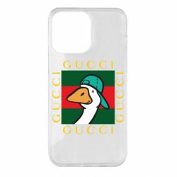 Чехол для iPhone 14 Pro Max Gucсi-geese