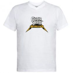 Чоловіча футболка з V-подібним вирізом Guitar Hero Metallica - PrintSalon