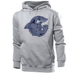 Мужское худи Gym Shark - PrintSalon