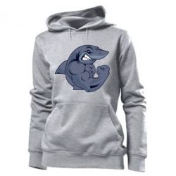 Женское худи Gym Shark - PrintSalon