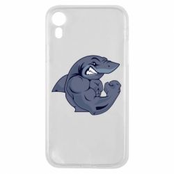 Чехол для iPhone XR Gym Shark - PrintSalon