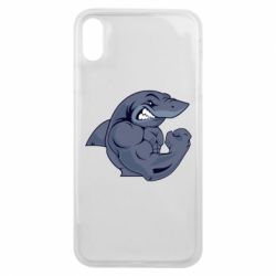 Чехол для iPhone Xs Max Gym Shark - PrintSalon