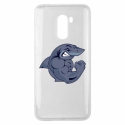 Чехол для Xiaomi Pocophone F1 Gym Shark - PrintSalon