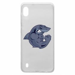 Чехол для Samsung A10 Gym Shark - PrintSalon