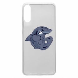 Чехол для Samsung A70 Gym Shark - PrintSalon