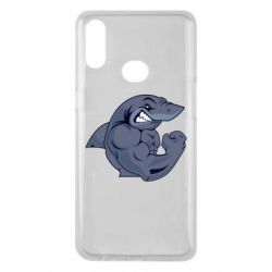 Чехол для Samsung A10s Gym Shark - PrintSalon