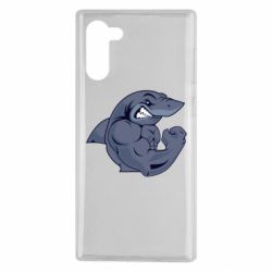 Чехол для Samsung Note 10 Gym Shark - PrintSalon