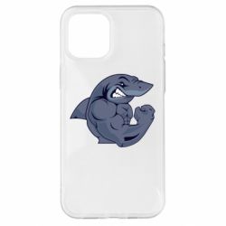 Чехол для iPhone 12 Pro Max Gym Shark - PrintSalon