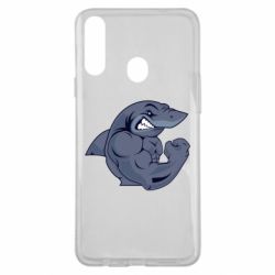 Чехол для Samsung A20s Gym Shark - PrintSalon