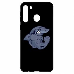 Чехол для Samsung A21 Gym Shark - PrintSalon