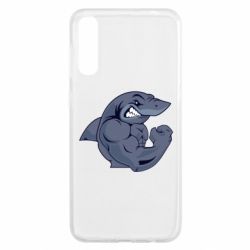 Чехол для Samsung A50 Gym Shark - PrintSalon