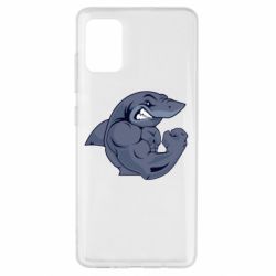 Чохол для Samsung A51 Gym Shark