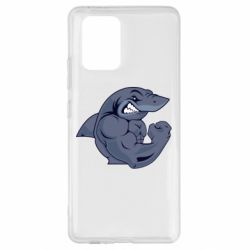 Чехол для Samsung S10 Lite Gym Shark - PrintSalon