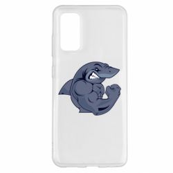 Чехол для Samsung S20 Gym Shark - PrintSalon