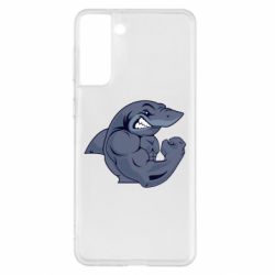 Чехол для Samsung S21+ Gym Shark - PrintSalon