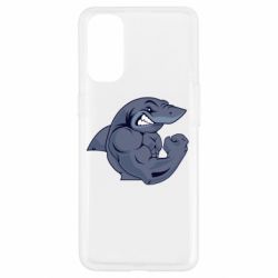 Чехол для Oppo Reno 4 Gym Shark - PrintSalon