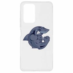 Чехол для Xiaomi Redmi Note 10 Pro Gym Shark - PrintSalon