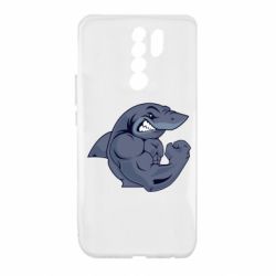 Чехол для Xiaomi Redmi 9 Gym Shark - PrintSalon