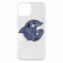 Чехол для iPhone 14 Gym Shark - PrintSalon
