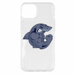 Чехол для iPhone 14 Plus Gym Shark - PrintSalon