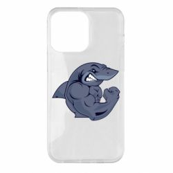 Чехол для iPhone 14 Pro Max Gym Shark - PrintSalon