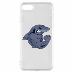 Чехол для iPhone 7 Gym Shark - PrintSalon