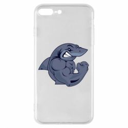 Чехол для iPhone 8 Plus Gym Shark - PrintSalon