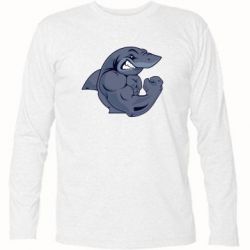 Футболка с длинным рукавом Gym Shark - PrintSalon