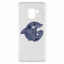 Чехол для Samsung A8 2018 Gym Shark