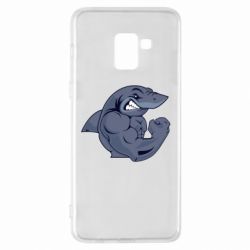 Чехол для Samsung A8+ 2018 Gym Shark - PrintSalon