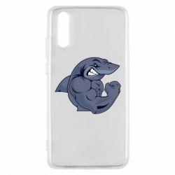 Чехол для Huawei P20 Gym Shark - PrintSalon