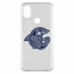 Чехол для Xiaomi Mi A2 Gym Shark - PrintSalon