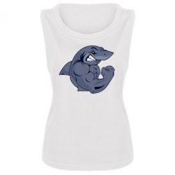 Женская майка Gym Shark - PrintSalon