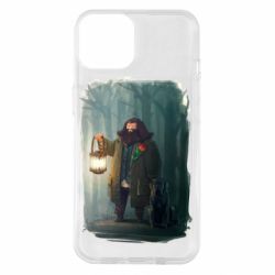 Чехол для iPhone 14 Хагрид в лесу