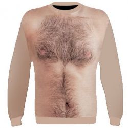 3D свитшот Hairy T-shirt-PrintSalon 3D свитшот Hairy T-shirt