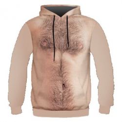 Чоловіче 3D худі Hairy T-shirt