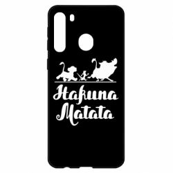 Чехол для Samsung A21 Hakuna Matata