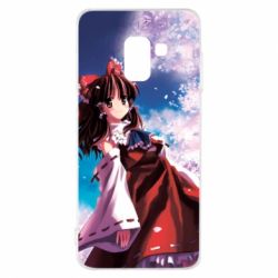 Чохол для Samsung A8 2018 Hakurei Reimu - PrintSalon