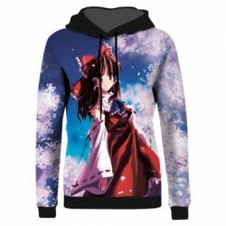 Жіноче 3D худі Hakurei Reimu