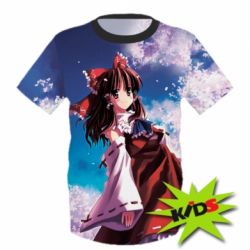 Дитяча 3D футболка Hakurei Reimu - PrintSalon