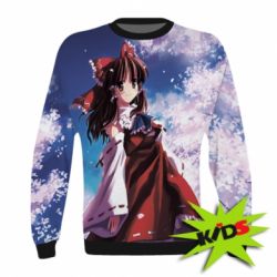 Дитячий 3D світшот Hakurei Reimu - PrintSalon