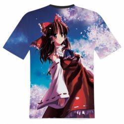 Чоловіча футболка 3D Hakurei Reimu - PrintSalon