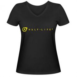 Жіноча футболка з V-подібним вирізом Half-Life 2 - PrintSalon