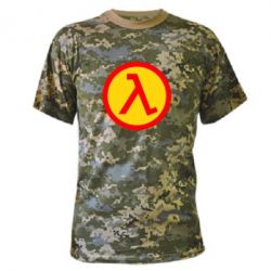 Камуфляжна футболка Half Life Logo - PrintSalon